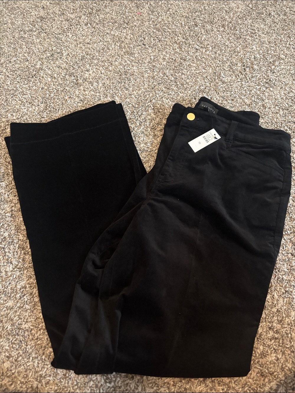 Talbots Wide-Leg Pants in Black